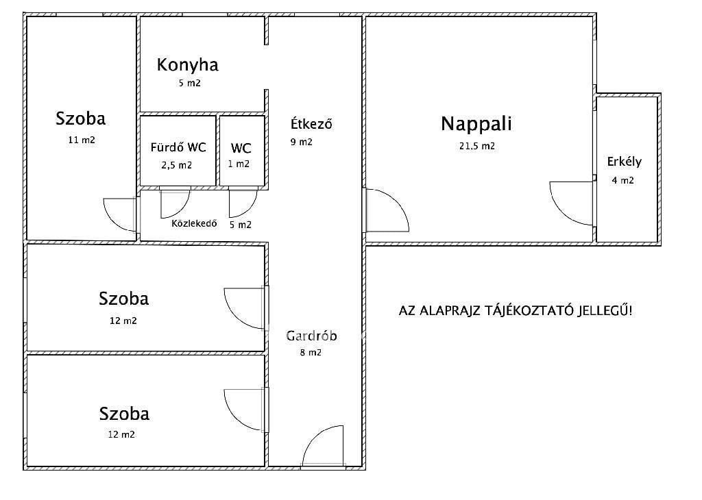 Property image Eladó Lakás Futó utca, Ajka